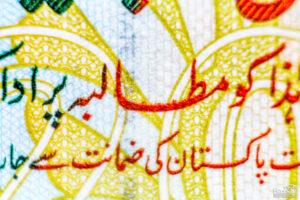 Macro Photo Of A Pakistani 20 Rupee Note