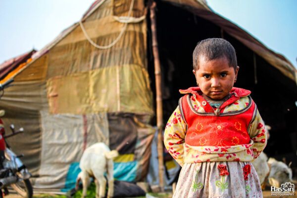 Poor Little Girl In Jhuggi Basti