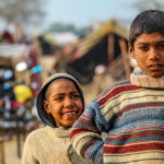 Happy Children In A Poor Village - Jhugi Basti Near Pir Mahal - Toba Tek Singh