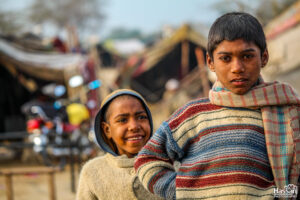 Happy Children In A Poor Village - Jhugi Basti Near Pir Mahal - Toba Tek Singh