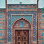 Beautiful View Of Masjid At Darbar Hazrat Baha-Ud-Din Zakariya Multan