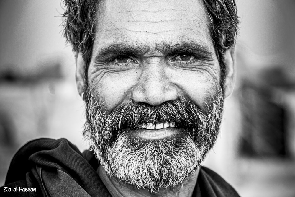 Black And White Portrait Of A Tanga Kowchawan