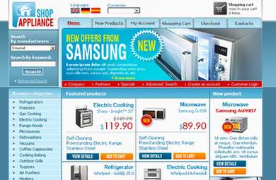 Appliances E-Commerce Store