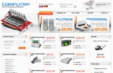Computers E Commerce Sample Web Site