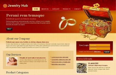 A Jewelry Web Site Designed By Our Designers