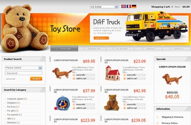 ToyStore E-Commerce Web Site