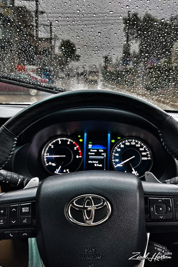 Rainy Day Drive in a Toyota Fortuner with 15°C Weather - Dr. Zia-al-Hassan Photography